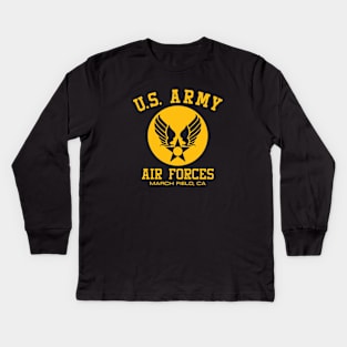 Mod.5 US Army Air Forces USAAF Kids Long Sleeve T-Shirt